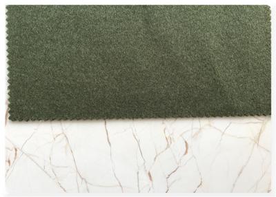 China Cold Season 720 G / M Double Faced Wool Fabric Dark Green 150CM Width for sale