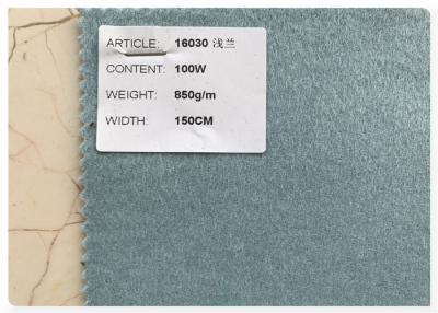 China Blue Series 100% Double Faced Wool Fabric 720 Gram Per Meter For Women'S Fall Coats for sale