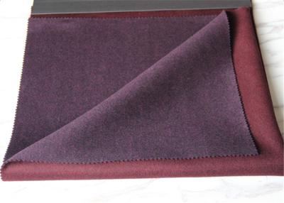 China Various Colors Double Sided Wool Fabric For Top / Medium Grade Garments for sale