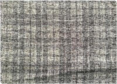 China 150CM 15% Wool Tartan Fabric 500g ,  85 Polyester Warm Woven Wool Fabric for sale