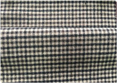 China 600 G / M Little Tartan Plaid Fabric With 30 Wool 70 Synthetic Vintage Suit/Coat for sale