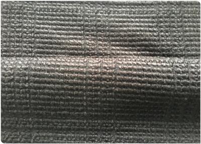 China Jacket Tweed Woven Lightweight Wool Fabric Black Grey Color With Channel Style OEM for sale