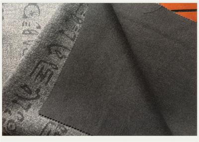 China Gray Knit Jacquard Fabric With Oracle Bone Inscriptions , Woven Jacquard Fabric for sale