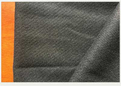 China Soft Luster Gray 100% Twill Wool Fabric 740 Gram Per Meter Thick Winter Long Coat for sale