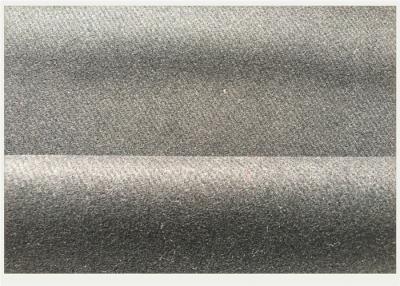 China 30 W 60 Polyester Twill Wool Fabric Black 600 Gram Per Meter In Stock for sale