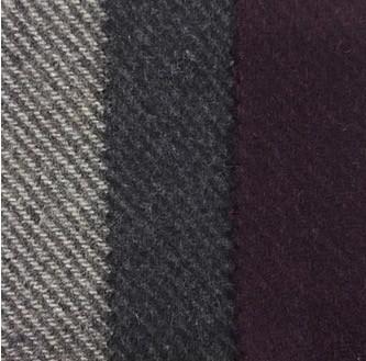 China Gray / Black Two Colors Polyester Twill Wool Fabric , Width 150CM for sale