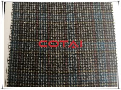 China Combo Small Medium Tartan Plaid Fabric Winter Coat Houndstooth Vintage Style for sale