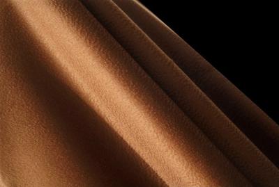 China Garment Skirt Trousers Coat Overcoat Double Faced Wool Fabric Shiny Brown 100% Wool 820g/M for sale