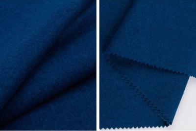 China Customized Knitted Plain 22% Wool Stretch Wool Fabric Winter Coat Fabric for sale