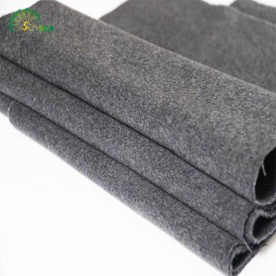 China Heavyweight Single Side Twill Wool Fabric / Wool Fleece Fabric For Warm for sale