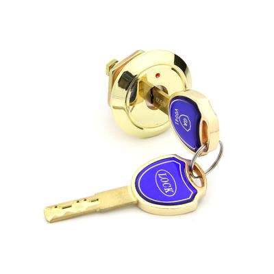 China Luxury Furniture Cabinet Locks Fashionable Furniture Cabinet Locks 25.5mm Effective Length for sale