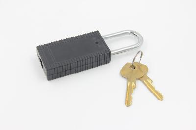 China O fechamento longo de nylon da segurança padlocks o grilhão Chrome de 4mm chapeado com as 2 chaves à venda