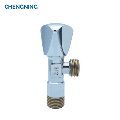 China General Plumbing Triangle Cartridge Middle East Angle Valve Material Brass Body Plastic Angle Valve for sale