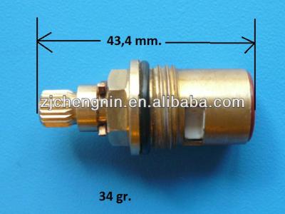 China Turkey Spline M18 Brass Faucet Brass Valve Spool Ceramic Loaders for sale