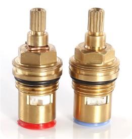 China Brass Valve Spool Faucet Accessory Parts Brass Faucets And Cartridge for sale