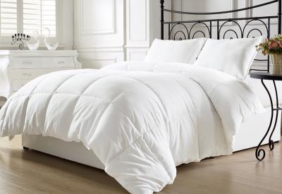 China White Microfiber Comforter Set King Size Microfiber Bed Cover for sale