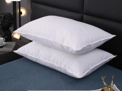 China Breathable Fluffy Microfiber Pillow Headrest Downproof Cover Microfiber Bed Pillow for sale