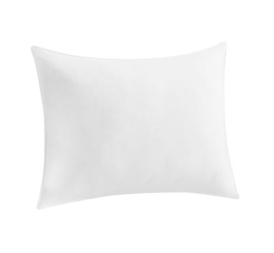 China 100% Cotton Zippered White Pillow with Durability and Machine Washable Care Instructions for sale