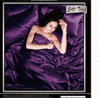 China Customized Color Sateen Satin Bed Sheet Set Hypoallergenic Fade Resistant for All Seasons for sale