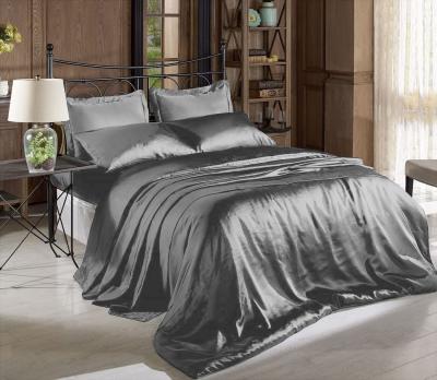 China Fitted Satin Bed Sheet Full Size Satin Top Sheet For Cozy Sleep for sale