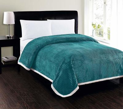 China Soft Green Flannel Blanket Adults Children Blanket Flannel Fleece Queen Size for sale