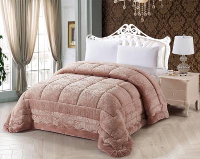 Chine Des couvertures en polyester rose de luxe pour le confort et la chaleur à vendre