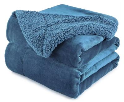 China Luxoso conjunto sólido de comodines Sherpa con revestimiento Sherpa súper suave en venta