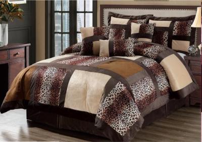 China Super Soft Combined Velvet Fleece Comforter Set Winter Warm Bedding Blanket for sale