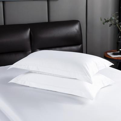 China Hypoallergenic Color sólido de almohada blanca cubre almohada de lujo cubre la almohada de color personalizado en venta