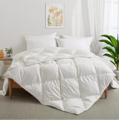 China White Stitched Bedding Set Cotton Comforter All Season Lightweight Duvet for sale