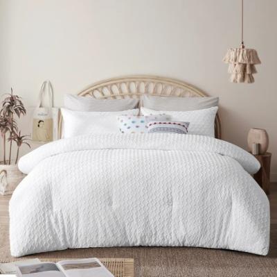 China Jacquard Tufted Cozy And Breathable Cotton Comforter Factory en venta