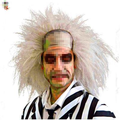 China Yaki Men's Party Fancy Dress Beetlejuice Halloween Synthetic Wigs HPC-1247 for sale