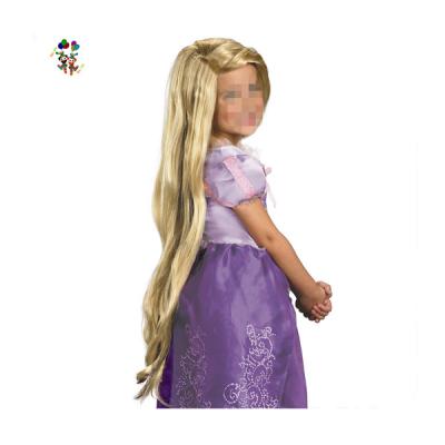 China Princess Rapunzel Synthetic Cosplay Long Silky Straight Wave Girls Wigs HPC-1225 for sale