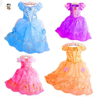 China Polyester Anime Movie Kids Cosplay Party Princess Costumes HPC-3090 for sale