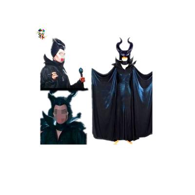 China The Maleficent Polyester Movie Witch Adult Halloween Party Costume HPC-3104 for sale