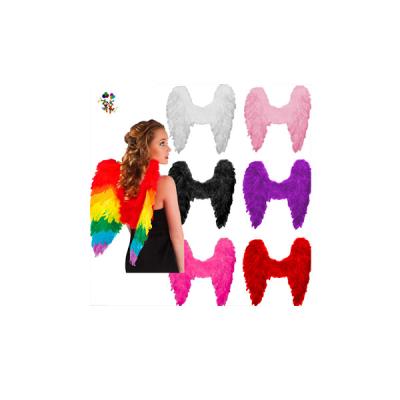 China Costume Feather Angel Wings HPC-0808 Large Colorful Costume Party Large for sale