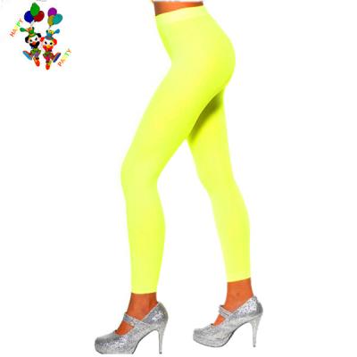 China Cheap antibacterial 80s ladies style legless tights neon green HPC-1867 for sale