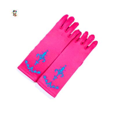 China Cheap Anna Cosplay Party Fancy Dress Movie Kids Girl Gloves HPC-3123 Cheap Movie Anna Cosplay Party Fancy Dress Gloves for sale