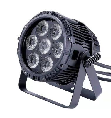 China STEP MJ 7*20W RGBW Waterproof Led Outdoor IP65 Mini Par Cans Lighting for sale