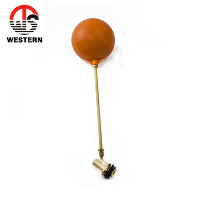 China Home 150PSI Water Level Tank PVC Mechanical Ball Brass Nut Forged Brass Plumbing Float Valve for sale