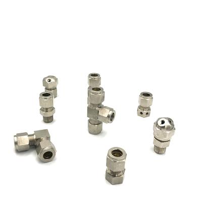 China Brass High Quality Chrome Plated Chinese Factory Low Price Forged Brass Tee Compression Fitting for sale