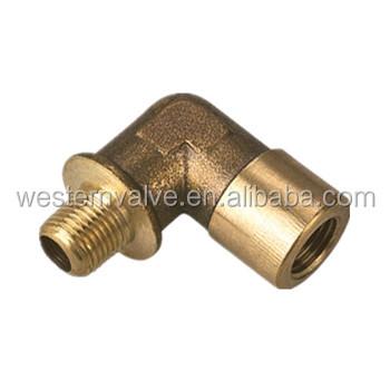 China Garment Shop Pneumatic 90 Degree Elbow Pipe Barb Fitting With FXM Thread for sale