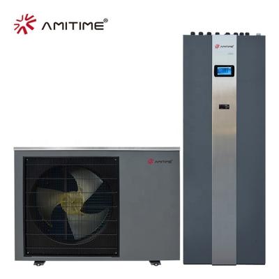 China Factory Outside Supply A+++ Low Noise DC Inverter R32 6Kw Air Source Heat Pump All In One System With 250L Water Tank Etl/Ce Approval for sale