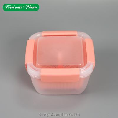 China Wholesale Stocked 1.5L Reusable Plastic Berry Drain Basket Box for sale