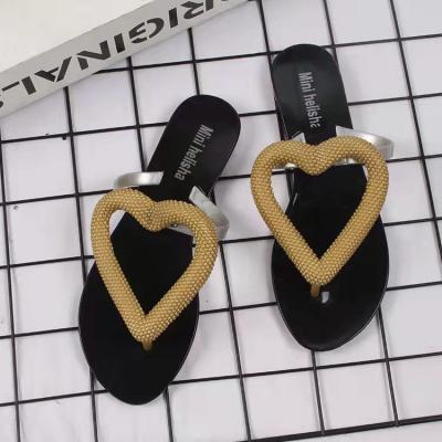 China Fashion trend Baiyi ladies flip flop sliladies sliladies slippers confession beach slippers flat women new for sale