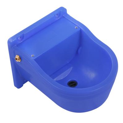 China Custom Blue Livestock Water Bowl For Cattle Horses Sheep - Heavy Duty PP Plastic Construction for sale