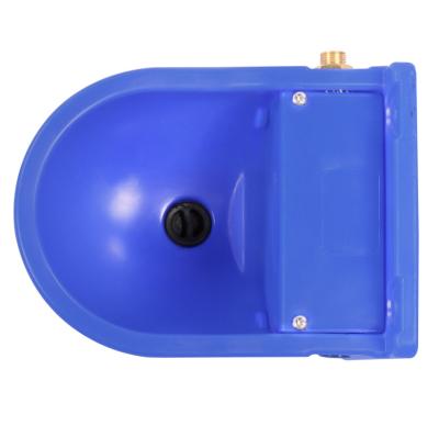 China Rust Resistant Coating Livestock Water Bowl Suitable For Cattle In Blue for sale