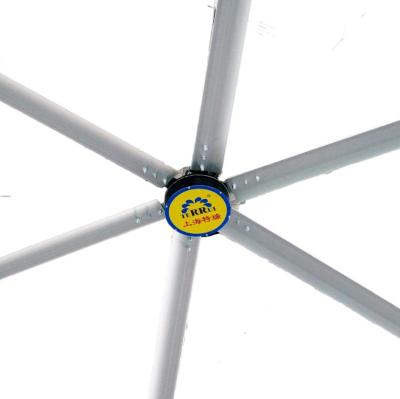 China Industrial Ceiling Fan with 6pcs Alloy Blade Material for 1400m² Coverage Area and Low Noise for sale