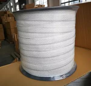 China Gemakkelijk Geassembleerde PE Plastic Witte Elektrische Omheining Tape Te koop