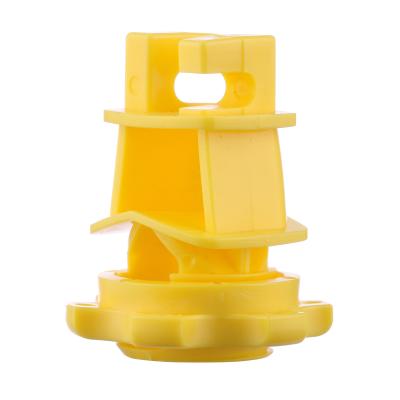 Cina Recinto elettrico Screw On Round Rod Post Insulators Yellow Color di materia plastica in vendita